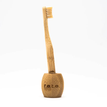 Bamboo Toothbrush Stand