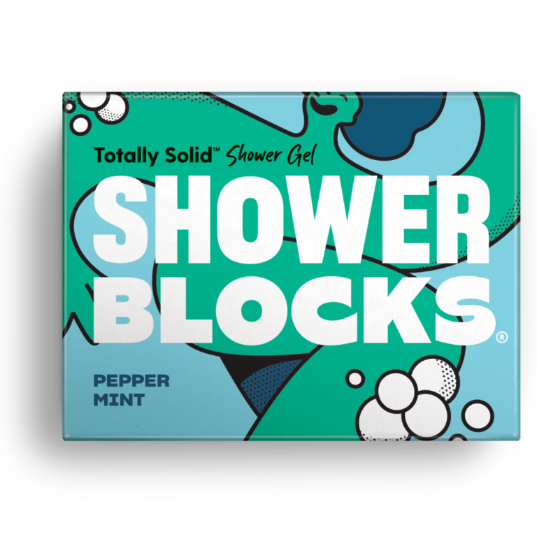 Showerblocks Totally Solid Showergel, Peppermint