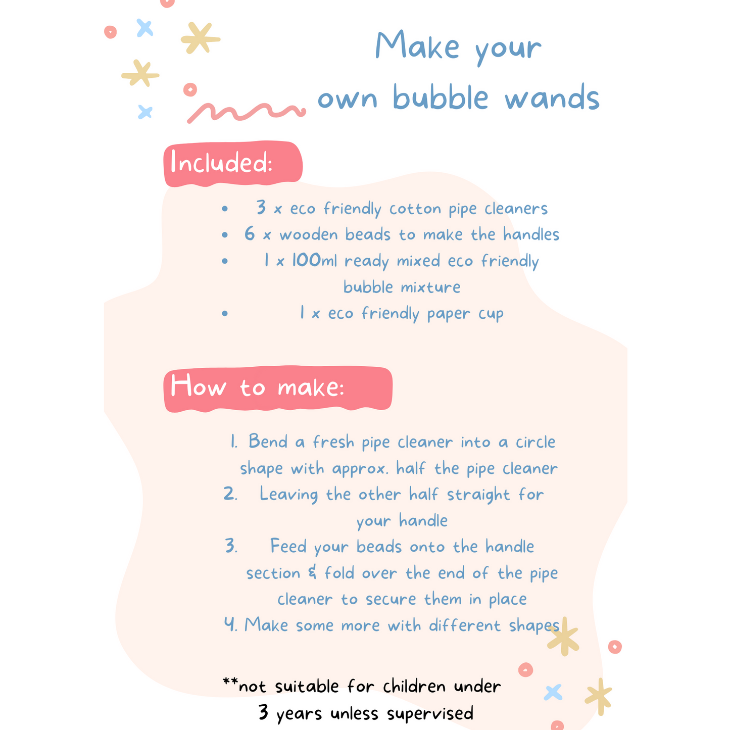 Make Your Own Bubble Wands Kit