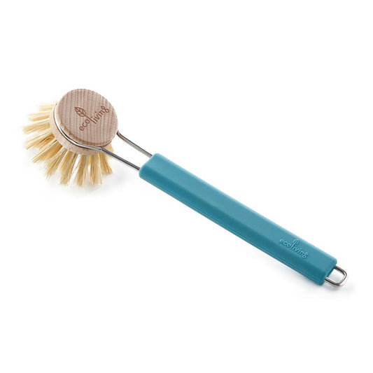 Petrol Dish Brush with Replaceable Head - Natural Plant Bristles (FSC 100%)
