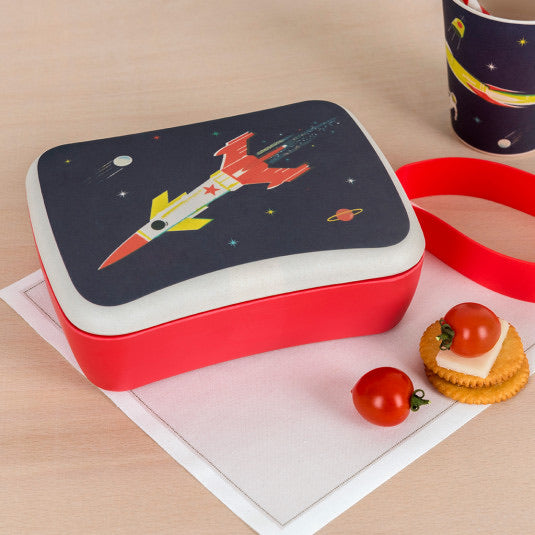 Space Age Kids Bamboo Lunch Box